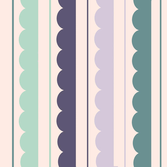 Soft minimalist stripes 4 x 4 pattern