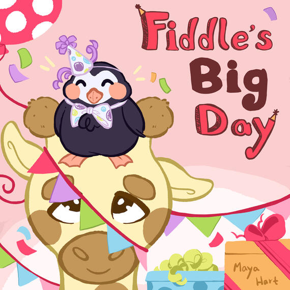 Children's book practice cover, 12 x 12