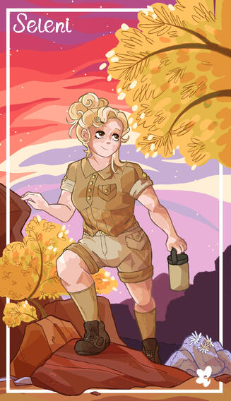 Clothing brand project promotional poster, 23 x 39